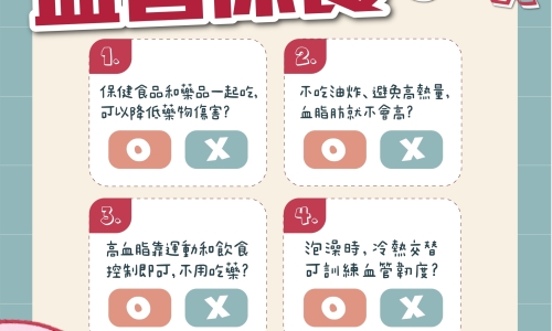 血管保養 O or X(圖)